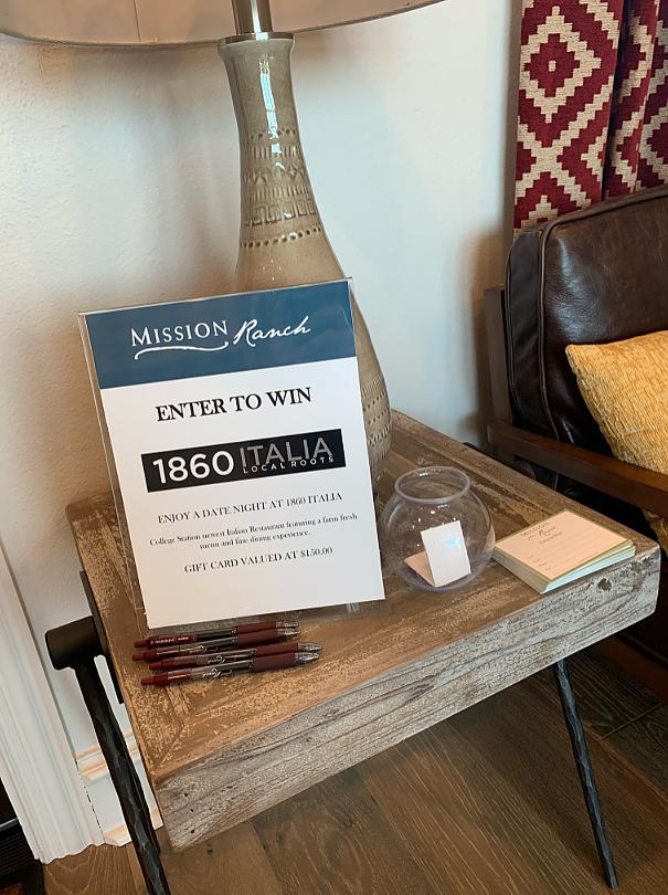 Enter to Win Giftcard to 1860 Italia!