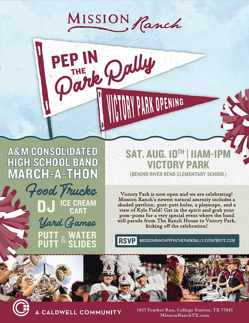 Pep in the Park Rally