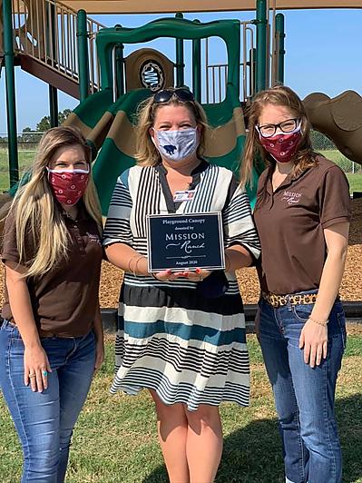 Mission Ranch Donated Playground Canopy for River Bend Elementary